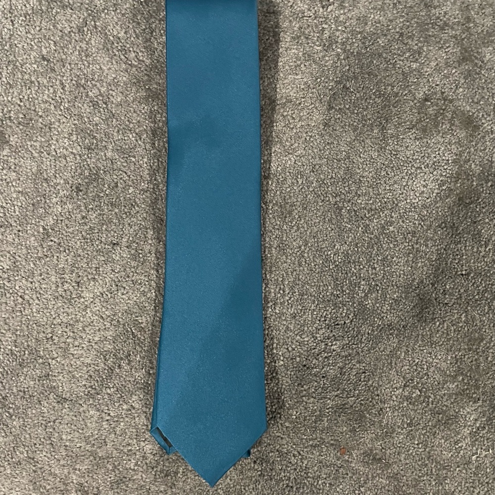 Brand Q Elegant Teal Men's Tie Italy